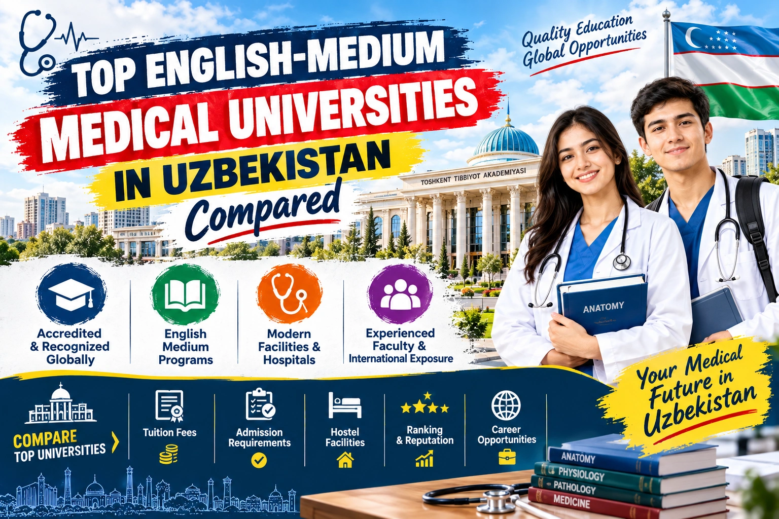 Top English-Medium Medical Universities in Uzbekistan Compared